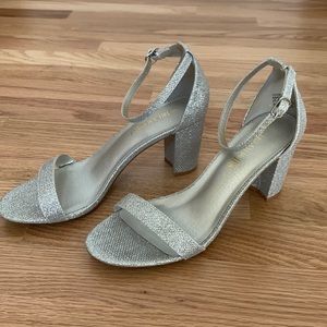 Silver heels